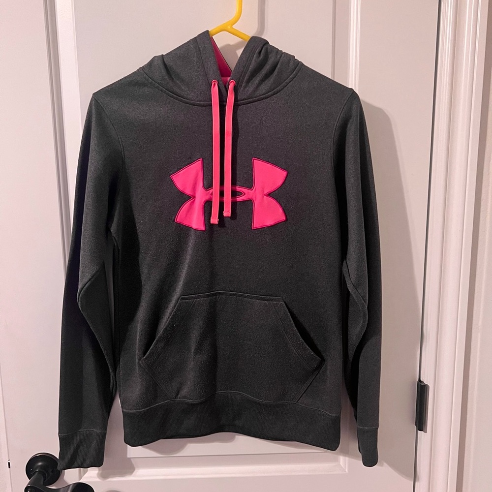 Pink & Gray Under Armour Hoodie Jacket